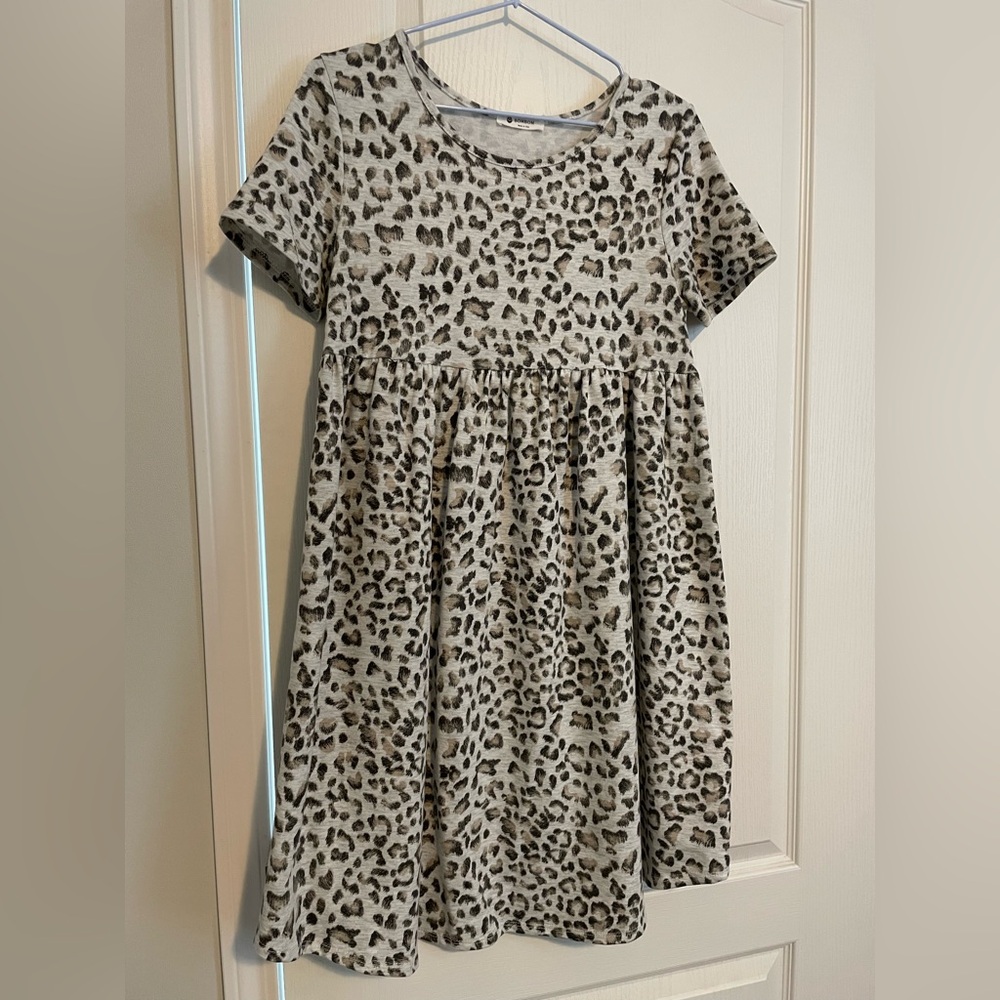 Bombom - Leopard Print Tee Dress